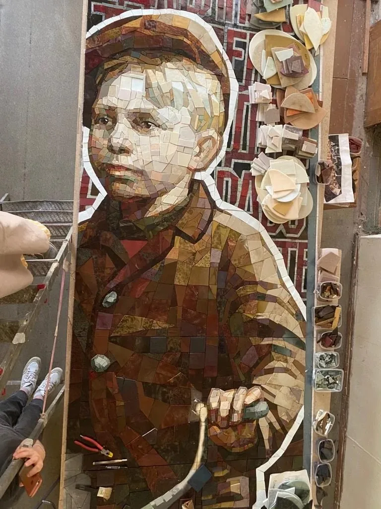 Мозаичное панно